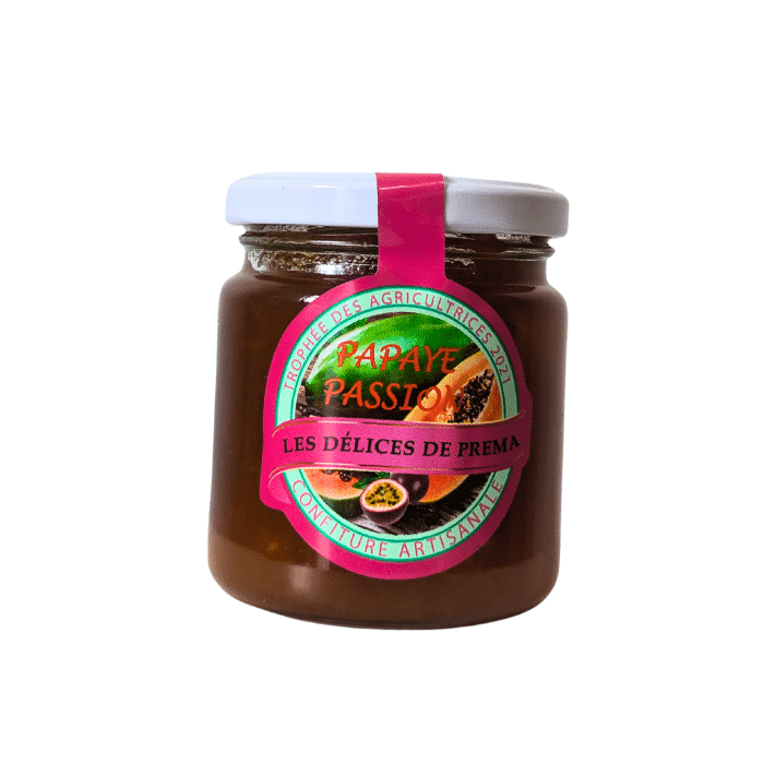 CONFITURE DE PAPAYE PASSION - Les Délices de Préma – 125g