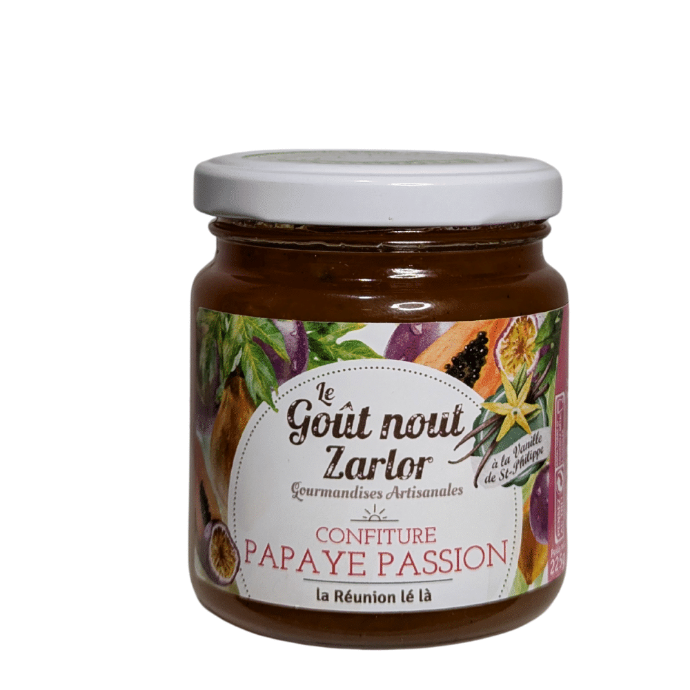 CONFITURE PAPAYE PASSION- Le Goût Nout'Zarlor