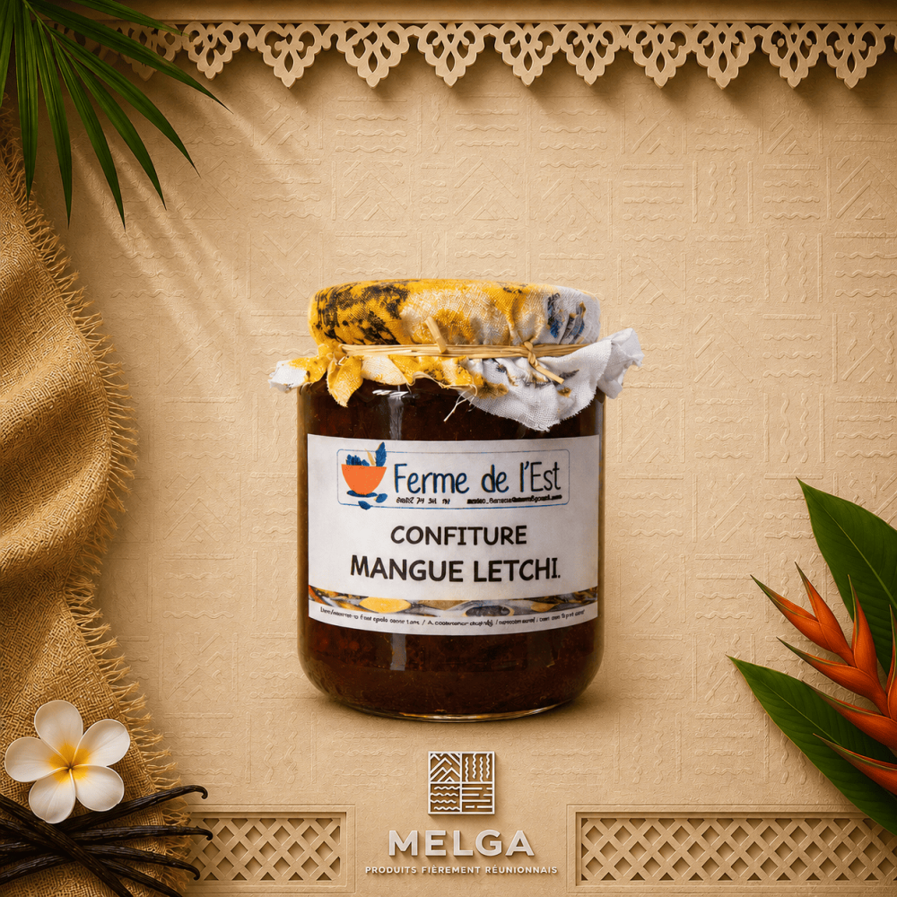 CONFITURE MANGUE LETCHI - La Ferme De L'Est