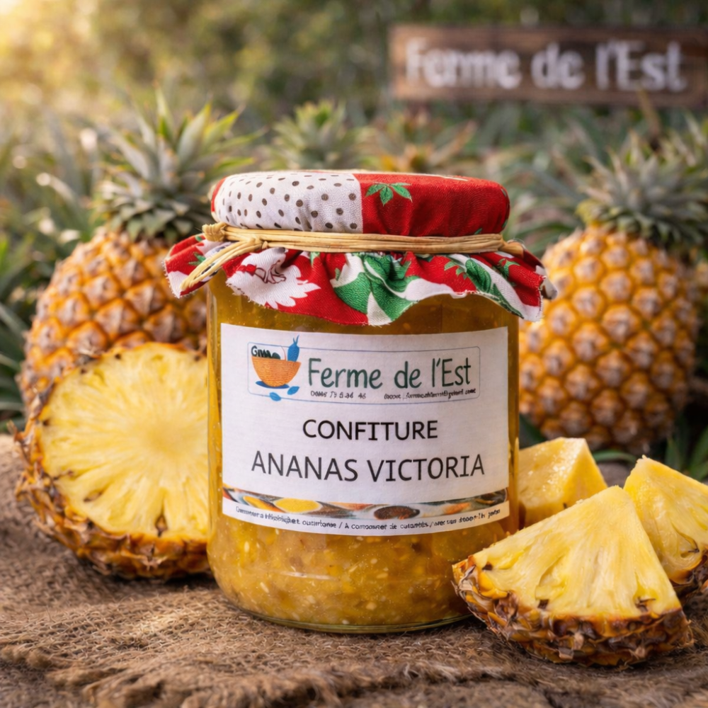 CONFITURE ANANAS VICTORIA - La Ferme De L'Est
