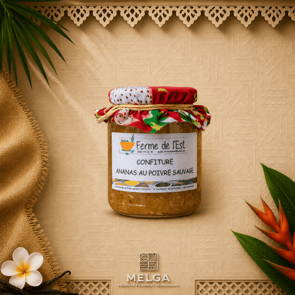 CONFITURE ANANAS AU POIVRE SAUVAGE - Ferme de l'Est