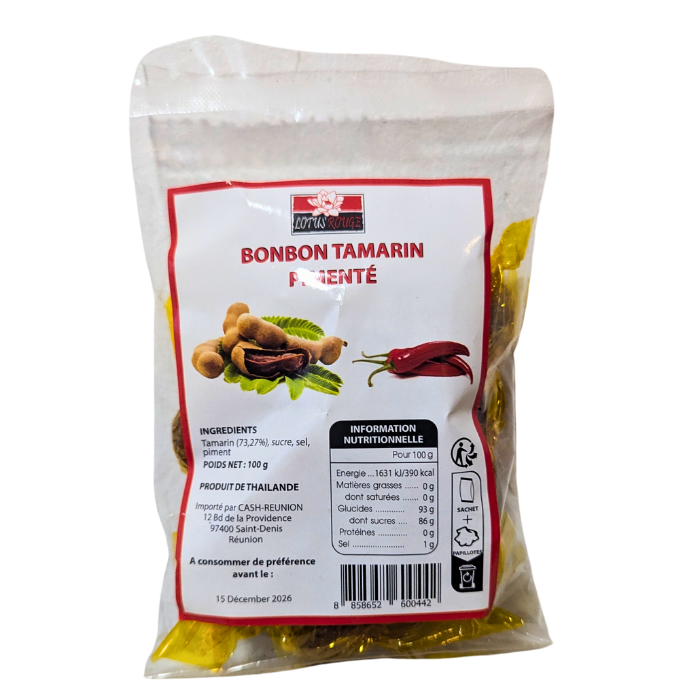 BONBON TAMARIN PIMENTE -Lotus Rouge
