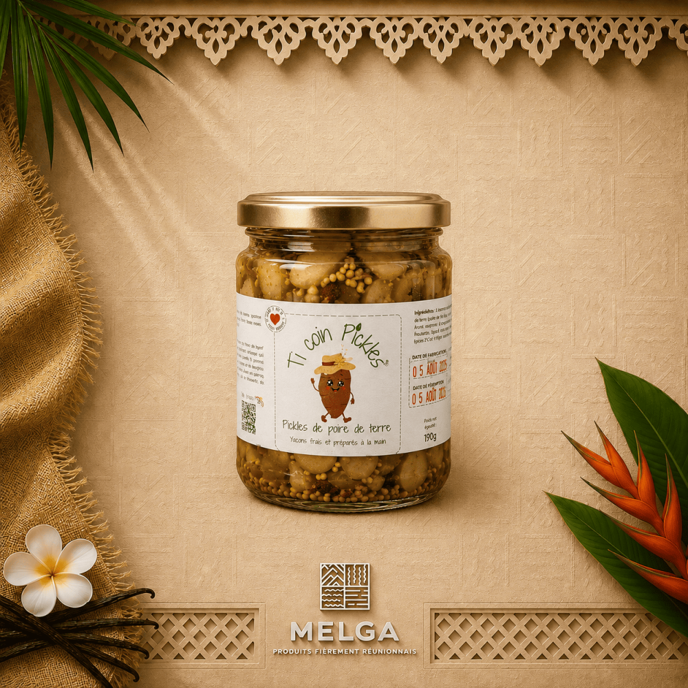 PICKLES DE YACON OU POIRE DE TERRE - Ti Coin Pickles