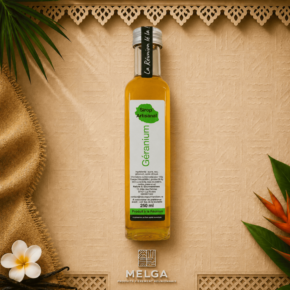 SIROP DE GERANIUM - Nature & Gourmandise