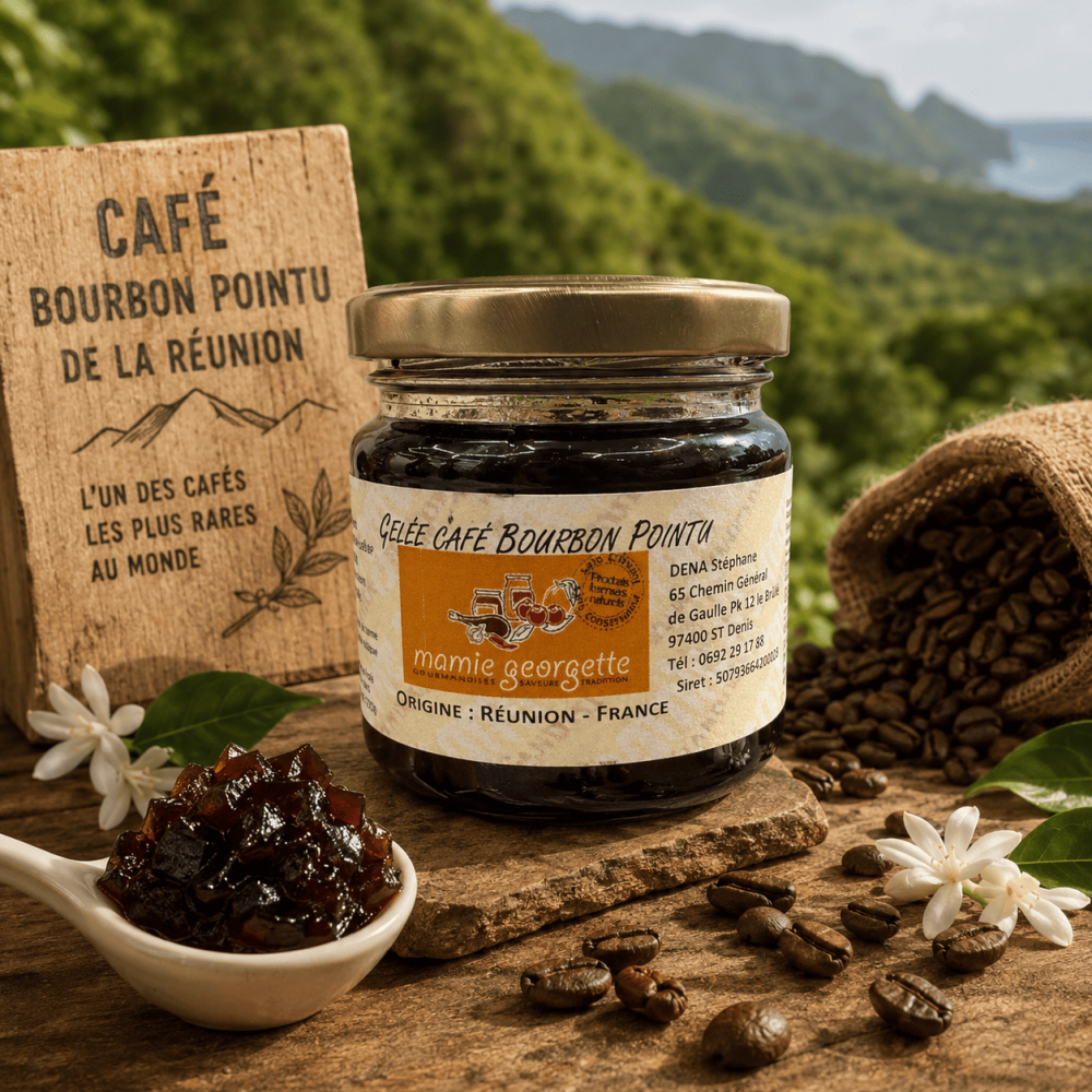 GELEE DE CAFE BOURBON POINTU - Mamie Georgette – 120g