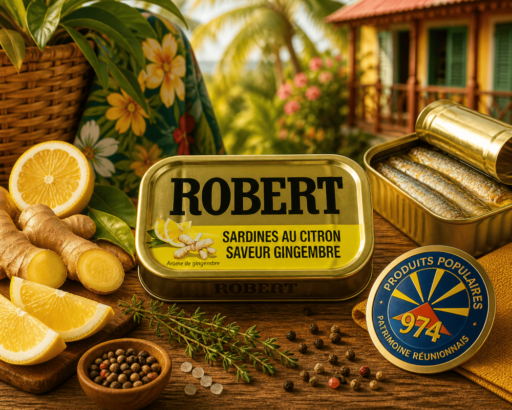 SARDINES AU CITRON SAVEUR GINGEMBRE  -  Robert