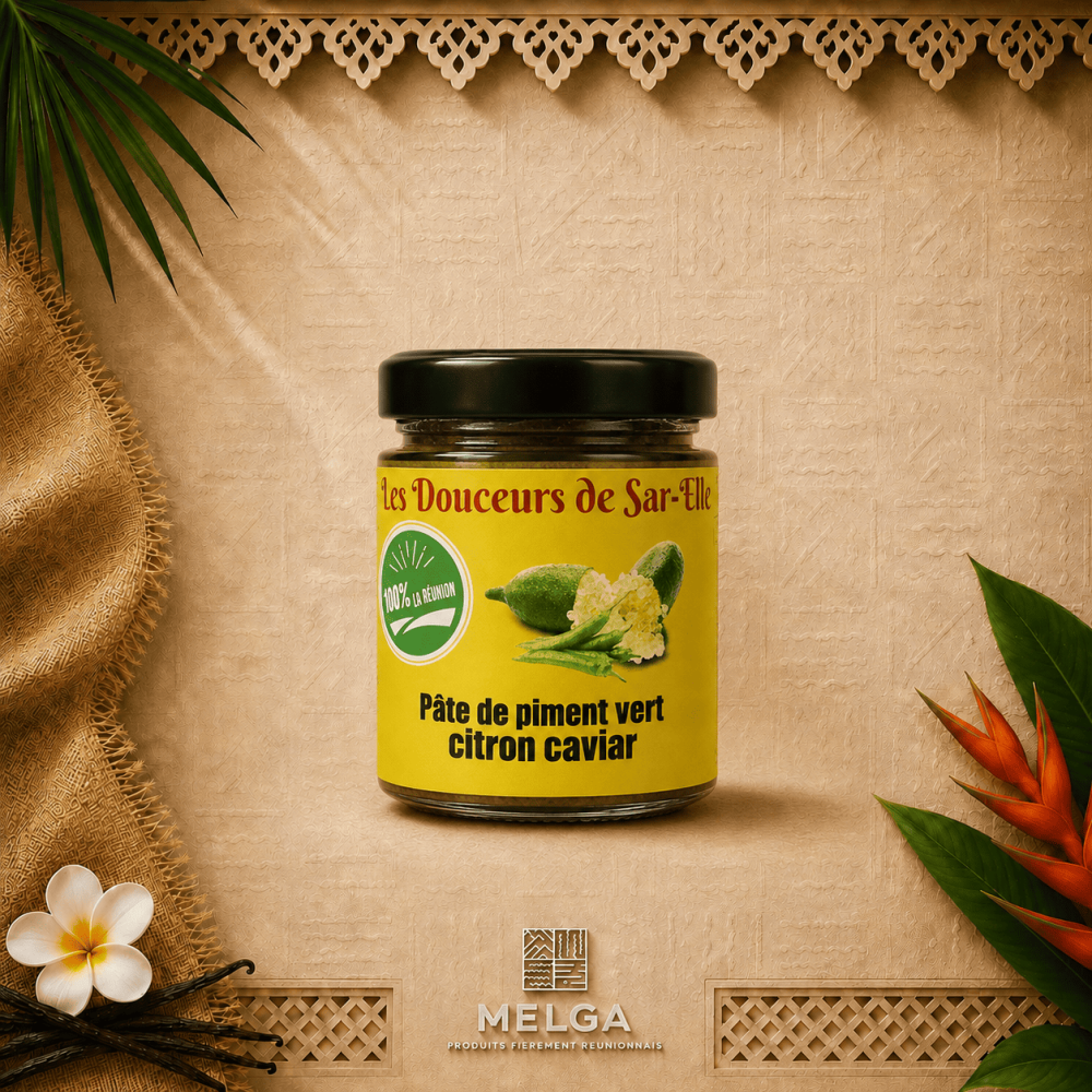 PATE DE PIMENT CITRON CAVIAR - Les Douceurs de Sar'Elle