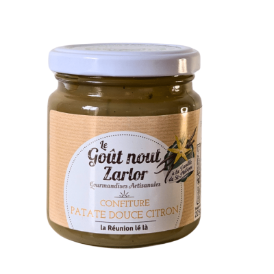 CONFITURE PATATE DOUCE CITRON - Le Goût Nout'Zarlor