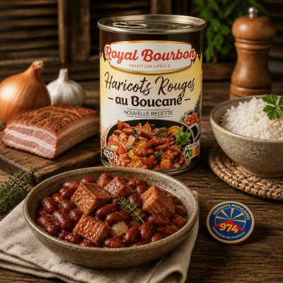 HARICOT ROUGES AU BOUCANE - Royal Bourbon Tradition Créole