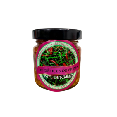 PATE DE PIMENT ROUGE  - Les Délices de Préma