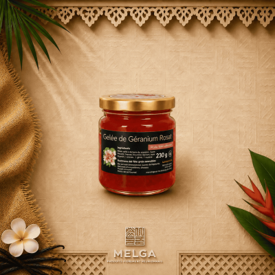 GELEE DE GERANIUM ROSAT  - Nature & Gourmandise