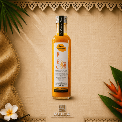 SIROP DE CURCUMA CITRON MIEL - Nature & Gourmandise