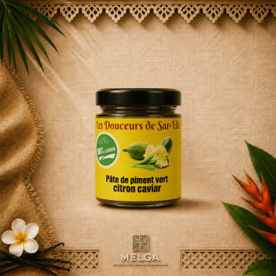 PATE DE PIMENT CITRON CAVIAR - Les Douceurs de Sar'Elle