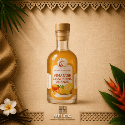 VINAIGRE DE MANDARINE ANANAS - Les Douceurs de Sar'Elle