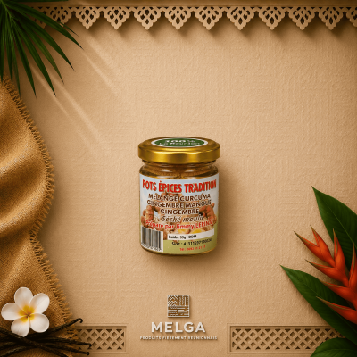 MELANGE CURCUMA GINGEMBRE MANGUE, GINGEMBRE - Pot Epices Tradition par Jimmy Lépinay
