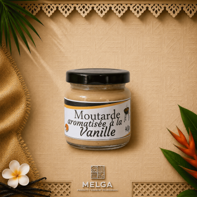 MOUTARDE A LA VANILLE BOURBON - Rhum à manger