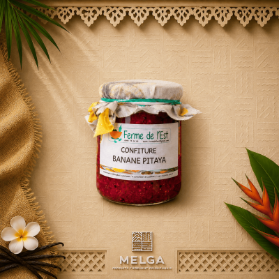 CONFITURE BANANE PITAYA ROUGE - La Ferme De L'Est