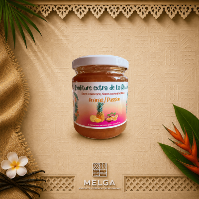 CONFITURE ANANAS PASSION - Saveur et Tradition Lontan - Par les Ruchers d'Autres Foies