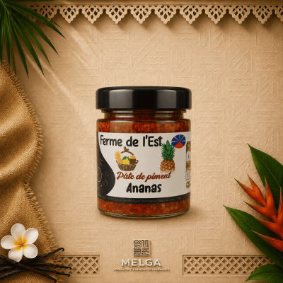 PATE DE PIMENT ROUGE A L'ANANAS - La Ferme de L'Est